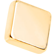 Load image into Gallery viewer, 5/16 Gold IP Rhombus Internally Threaded Daith Cartilage Tragus