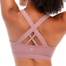 Load image into Gallery viewer, RUNNING GIRL Criss-Cross Back Padded Strappy Sports Bra