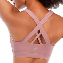 Load image into Gallery viewer, RUNNING GIRL Criss-Cross Back Padded Strappy Sports Bra