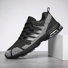 Load image into Gallery viewer, Running Mens Sport Elegant Sneakers Air Cushion Sneakers Lace Up Low Top Jogging Shoes Man Athletic Footwear Breathable Comfortable Athletic Running Sneakers