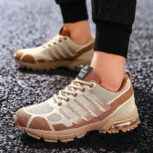 Load image into Gallery viewer, Running Mens Sport Elegant Sneakers Air Cushion Sneakers Lace Up Low Top Jogging Shoes Man Athletic Footwear Breathable Comfortable Athletic Running Sneakers