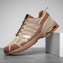 Load image into Gallery viewer, Running Mens Sport Elegant Sneakers Air Cushion Sneakers Lace Up Low Top Jogging Shoes Man Athletic Footwear Breathable Comfortable Athletic Running Sneakers