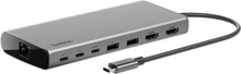 Load image into Gallery viewer, Belkin Connect USB-C 8-in-1 Hub – Dual HDMI Display, 100W PD, Ethernet, SD, USB for MacBook & USB-C Laptops