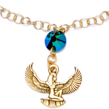 将图片加载到图库查看器,Egyptian Goddess Dangle Nipple Chain Created with Crystals