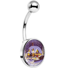 Load image into Gallery viewer, Advent Christmas Village Belly Ring
