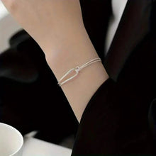 将图片加载到图库查看器,S925 Hypoallergenic Minimalist Geometric Collage Bracelet