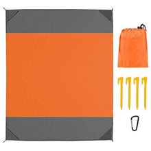 Load image into Gallery viewer, Sand Proof Picnic Blanket with 4 Anchors
