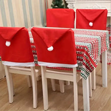 Load image into Gallery viewer, Santa Hats Dining Chair Covers Slipcover