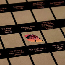 Load image into Gallery viewer, Scratch Off 100 Poster Movies Of All Time Must-See Movies Unique Design Perfect Gift For Teens And Older
