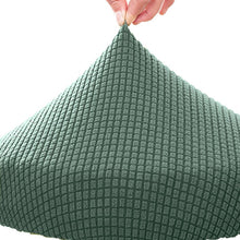将图片加载到图库查看器,Seat Chair Slipcover Thickened Round Chair Cover Bar Stool Cover Elastic Stretchable Polyester Round Washable Stool Cushion Home Jacquard Bar Stool Covers Stretch Round Chair Seat Cover Chair Seat Slipcovers
