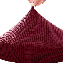 将图片加载到图库查看器,Seat Chair Slipcover Thickened Round Chair Cover Bar Stool Cover Elastic Stretchable Polyester Round Washable Stool Cushion Home Jacquard Bar Stool Covers Stretch Round Chair Seat Cover Chair Seat Slipcovers