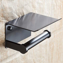 Load image into Gallery viewer, Self-adhesive Toilet Paper Holder With Shelf