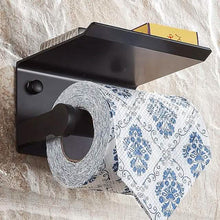 Load image into Gallery viewer, Self-adhesive Toilet Paper Holder With Shelf