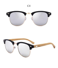 Load image into Gallery viewer, Semi Rimless Frame Driving Sunglasses Men Black Business Design Sun Glasses Stylish Cool Polarized Sunglasses For Men Retro Frame New Driving Sunglasses Outdoor Round Shaped Elegant Shades Comfortable Eyewear