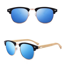 Load image into Gallery viewer, Semi Rimless Frame Driving Sunglasses Men Black Business Design Sun Glasses Stylish Cool Polarized Sunglasses For Men Retro Frame New Driving Sunglasses Outdoor Round Shaped Elegant Shades Comfortable Eyewear