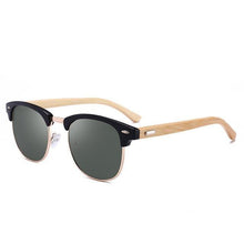 Load image into Gallery viewer, Semi Rimless Frame Driving Sunglasses Men Black Business Design Sun Glasses Stylish Cool Polarized Sunglasses For Men Retro Frame New Driving Sunglasses Outdoor Round Shaped Elegant Shades Comfortable Eyewear
