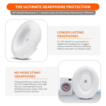 Load image into Gallery viewer, Sennheiser Momentum 4 Earpad Sweat Covers - WC SweatZ Momentum 4