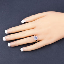 Load image into Gallery viewer, 1.05 Carat Genuine Tanzanite and White Topaz .925 Sterling Silver Ring