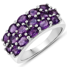 Load image into Gallery viewer, 8.32 Carat Genuine Amethyst .925 Sterling Silver Jewelry Set