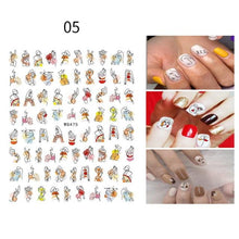 Load image into Gallery viewer, Sexy Lady Pattern 3D Nail Stickers Character Image Decals Slider Valentine Black White Nail Art Decoration Strip Line Nail Decal Self-Adhesive 3D Wave Design Decoration for Women Girls Art Stickers Decal Decoration Metallic Curve Strip Line Nail