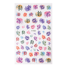 Load image into Gallery viewer, Sexy Lady Shaped 3D Nail Stickers Character Face Image Leaves Flower Decals Slider Black White Nail Art Decoration Manicure Decoration Nail Art Supplies 3D Self-Adhesive Nail Decals Designer Nail Stickers for Acrylic Nails