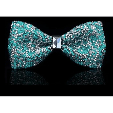 Load image into Gallery viewer, Shiny Butterfly Men Bowtie Sparkling Wedding Bridegroom Bow Ties Adjustable Length Party Bowties