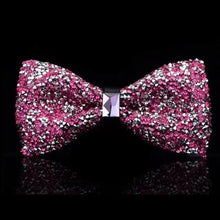 Load image into Gallery viewer, Shiny Butterfly Men Bowtie Sparkling Wedding Bridegroom Bow Ties Adjustable Length Party Bowties