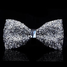 Load image into Gallery viewer, Shiny Butterfly Men Bowtie Sparkling Wedding Bridegroom Bow Ties Adjustable Length Party Bowties