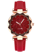 将图片加载到图库查看器,Shiny Luxury Student Watch Womens Star Quartz Watch Fashion Casual Womens Watch Bracelet Set Dial Woman Children Set Bracelet Watch Leather Band Luxury Quartz Watches