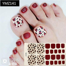 Load image into Gallery viewer, Shiny Toenail Sticker Full Cover Feet Decorations Mixed Patterns Nail Wraps Beauty Design Waterproof Toenail Art Manicure Toe Nail Polish Stickers Glitter Toenail Nail Polish Strips Decals Full Wraps Self Adhesive Toe Nail Tip Full Toe Nail Wraps
