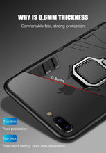 将图片加载到图库查看器,Shockproof Armor Case For iPhone XR iPhone X Xs Xs Max Stand Holder Ring Phone Cover for iPhone 6 6S 6PLUS 7 8 plus Slim Durable Soft Anti-Scratch 360 Degree Rotating Ring Holder Kickstand Protective With Magnetic Case