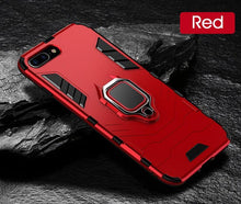 将图片加载到图库查看器,Shockproof Armor Case For iPhone XR iPhone X Xs Xs Max Stand Holder Ring Phone Cover for iPhone 6 6S 6PLUS 7 8 plus Slim Durable Soft Anti-Scratch 360 Degree Rotating Ring Holder Kickstand Protective With Magnetic Case
