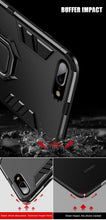 将图片加载到图库查看器,Shockproof Armor Case For iPhone XR iPhone X Xs Xs Max Stand Holder Ring Phone Cover for iPhone 6 6S 6PLUS 7 8 plus Slim Durable Soft Anti-Scratch 360 Degree Rotating Ring Holder Kickstand Protective With Magnetic Case