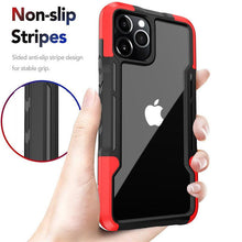 Load image into Gallery viewer, Shockproof Phone Case For iPhone 12 11 13 Pro Max Transparent Case For iPhone 11 12 13 Hard Soft Full Cover 360 Degree Protective Cover Simple Luxury Design Shiny iphone cover