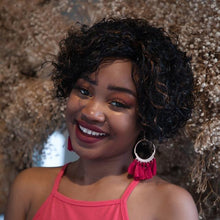 Load image into Gallery viewer, Short Curly Human Hair Wigs Pixie Cut Wigs Lace Front Wigs for Women Remy Hair Wig for Women Pre Plucked with Baby Hair Wigs For Black Women Gifts for Girlfriends