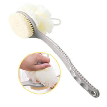 Load image into Gallery viewer, Shower Body Brush with Bristles and Loofah