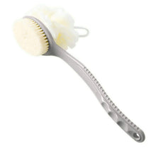 Load image into Gallery viewer, Shower Body Brush with Bristles and Loofah