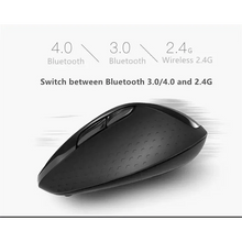 将图片加载到图库查看器,Silent Laptop Wireless Mouse Adjustable DPI Stylish Easy Switch Bluetooth 2.4GHz Mouse For Computer