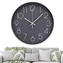 将图片加载到图库查看器,Silent Quartz Decorative Battery Powered Wall Clock