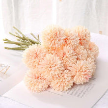将图片加载到图库查看器,Silk Flower Arrangements Bunch Artificial Flower Bouquet Ball Fake Flowers Home Widding Decoration Valentines Day Gifts