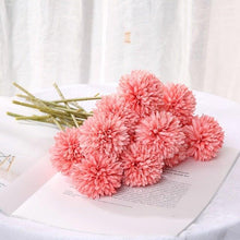 将图片加载到图库查看器,Silk Flower Arrangements Bunch Artificial Flower Bouquet Ball Fake Flowers Home Widding Decoration Valentines Day Gifts
