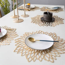 Load image into Gallery viewer, Silver and Gold Decorative Placemats