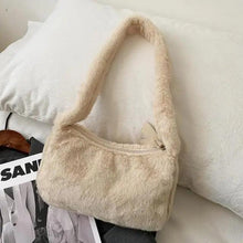 Load image into Gallery viewer, Simple And Stylish Women Soft Plush Winter Furry Shoulder Bags For Ladies And Girls Designer Clutch Handbag For Female