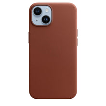 Load image into Gallery viewer, Simple Colorful Magnetic Leather Case For iPhone 14 Pro Max 14Pro 14 Plus Case Wireless Charging Drop Protect Cover Simple Hard Leather Solid Color Protective Cover For iPhone