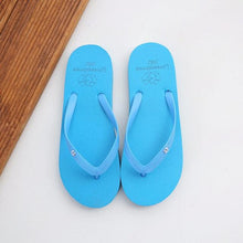 将图片加载到图库查看器,Simple Colors Comfortable Slippers Flip Flop Women Summer Fashion Casual Non-Slip Couple Flip Flops Breathable Beach Flip Flops For Women Summer Beach Slide Sandals