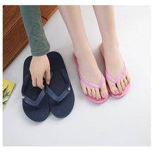 将图片加载到图库查看器,Simple Colors Comfortable Slippers Flip Flop Women Summer Fashion Casual Non-Slip Couple Flip Flops Breathable Beach Flip Flops For Women Summer Beach Slide Sandals