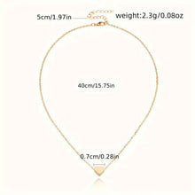 将图片加载到图库查看器,Simple Exquisite Heart-Shaped Pendant Alloy Necklace