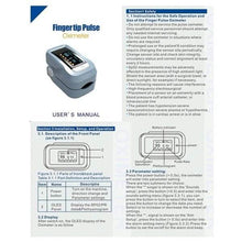 Load image into Gallery viewer, Simple Finger Pulse Oximeter Blood Pressure Monitor Heart Rate Portable