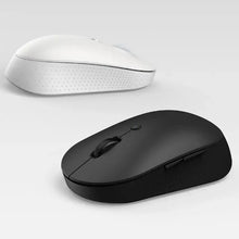 将图片加载到图库查看器,Simple Modern White/Black Wireless Bluetooth USB Connection Optical Mouse For Laptop PC Portable Slim Rechargeable Mouse Computer Mouse