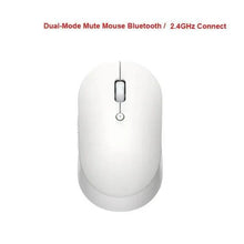 将图片加载到图库查看器,Simple Modern White/Black Wireless Bluetooth USB Connection Optical Mouse For Laptop PC Portable Slim Rechargeable Mouse Computer Mouse